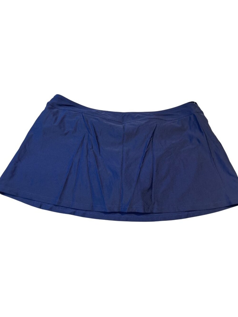 Mynah Womens size 20W Navy Blue Swim Skirt w Built-In Briefs